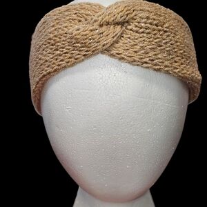 Tan Knitted Headband